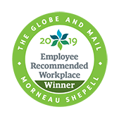 Recipient of 2019 Employee Recommended Workplace Award