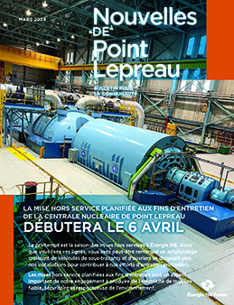 Nouvelles de Point Lepreau - mars 2024