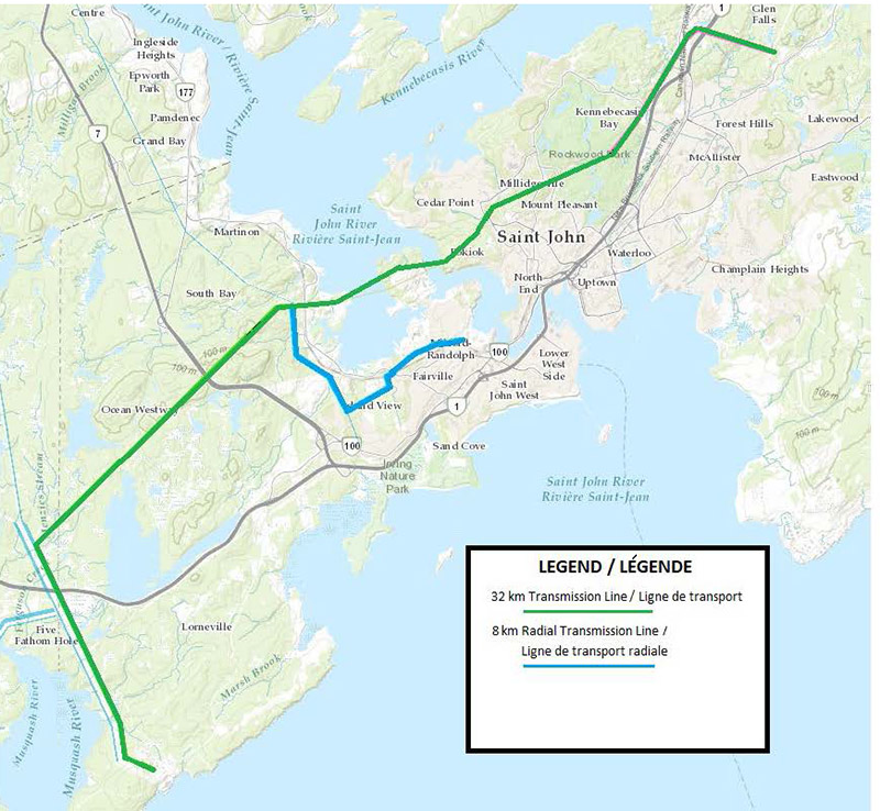 Saint John Corridor Project Map