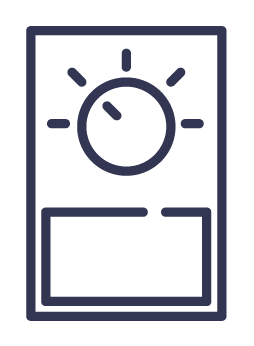 Graphique d'un thermostat