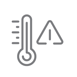 Temperature warning (Graphic)